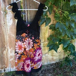 Free People wool floral dress